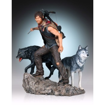 The Walking Dead Daryl and the Wolves Statue